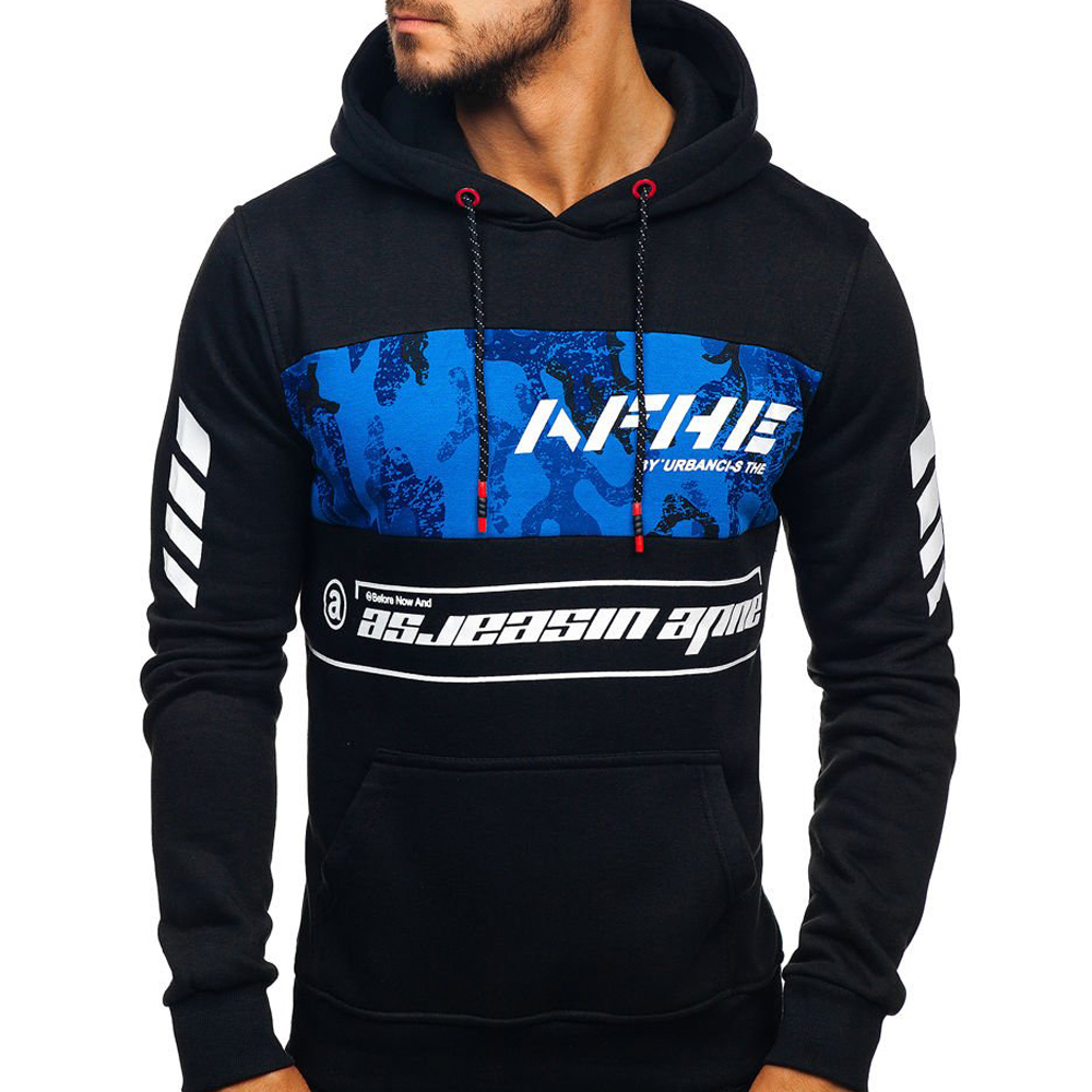 Mens Sublimated Panel Hoodie-XPO-H-005