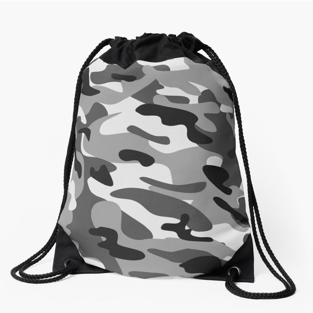 Sports Gym Camouflage Drawstring Bag Army-XPO-DB-003